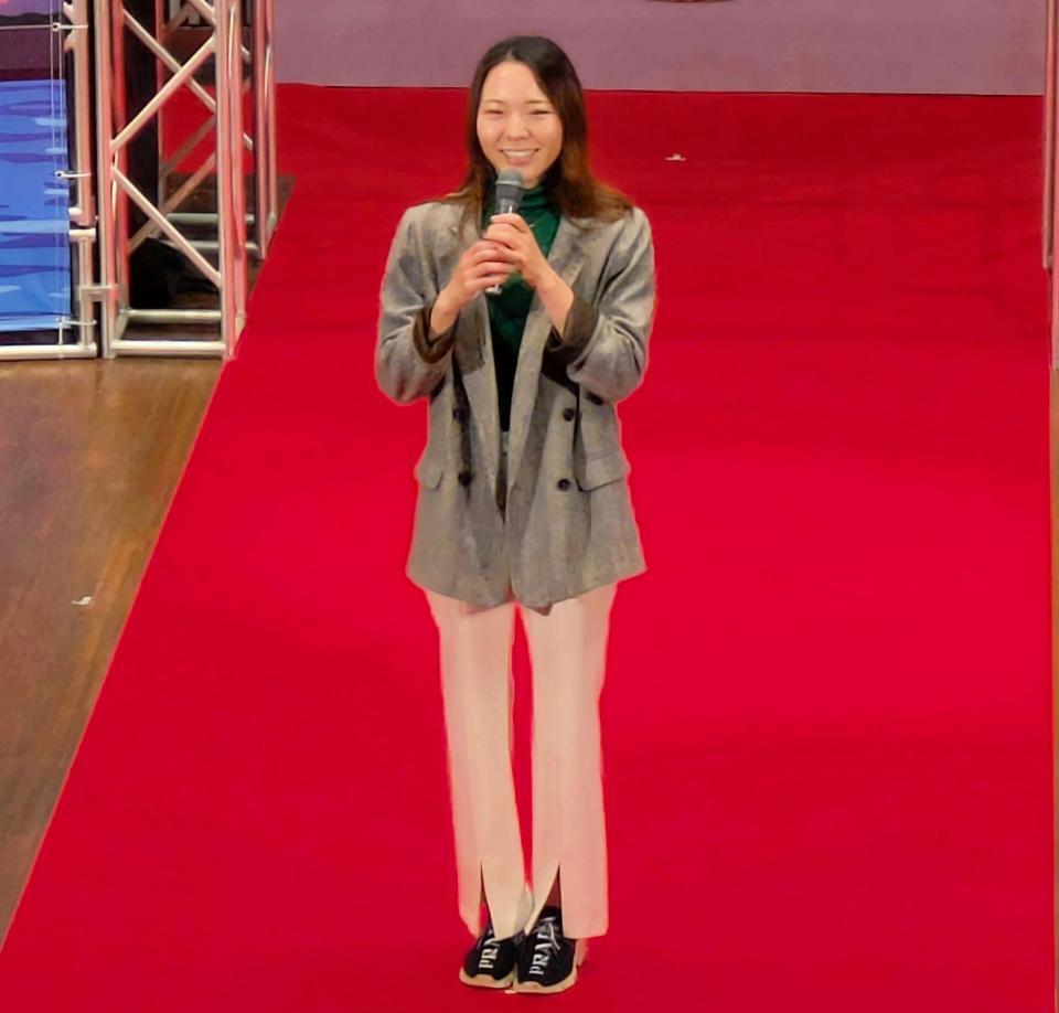 　復帰後初のトークショーに登場した大山千広