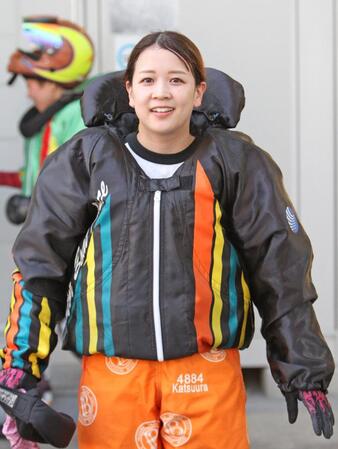 　７３号機と再び優勝を狙う勝浦真帆