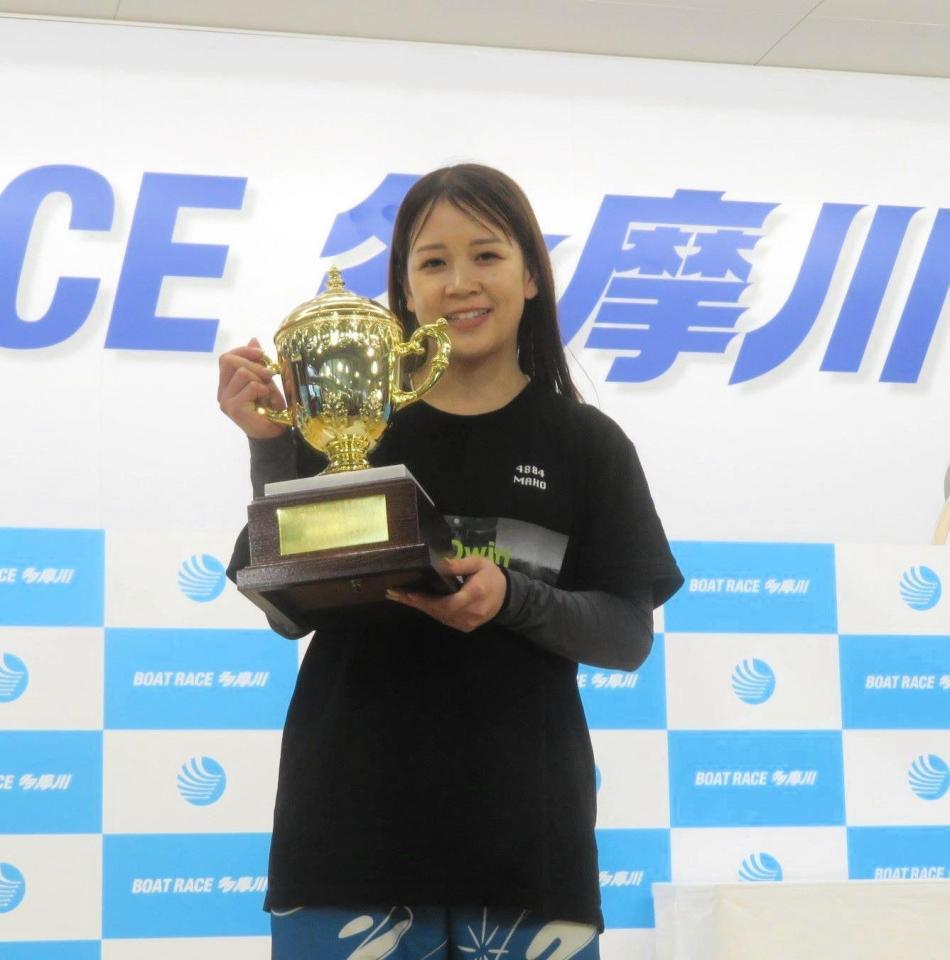 　通算５回目の優勝を飾った勝浦真帆