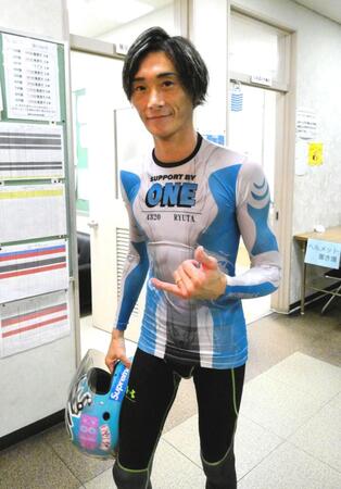 　３日目が終了し得点率トップに立った峰竜太