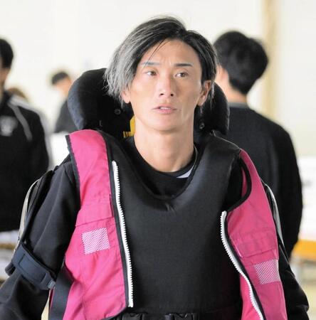 　２日目ドリーム戦１号艇の峰竜太は愛機のパワーに好ジャッジ