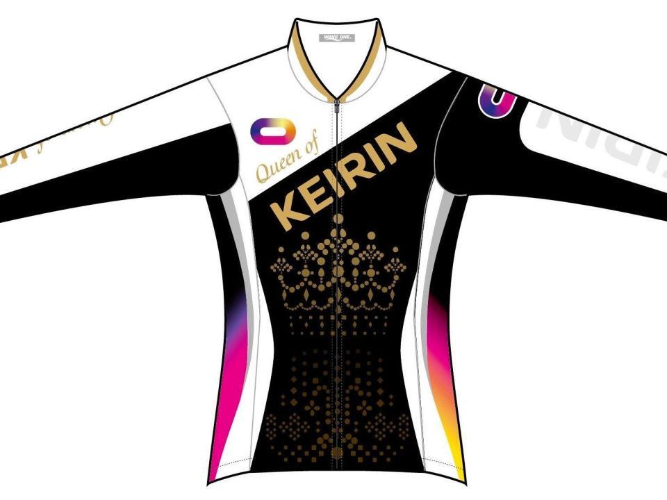 　２０２６年から前年のガールズグランプリ優勝者が使用するユニホーム（前面）