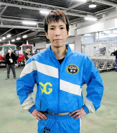 　５７号機の手応えは上々の新田雄史