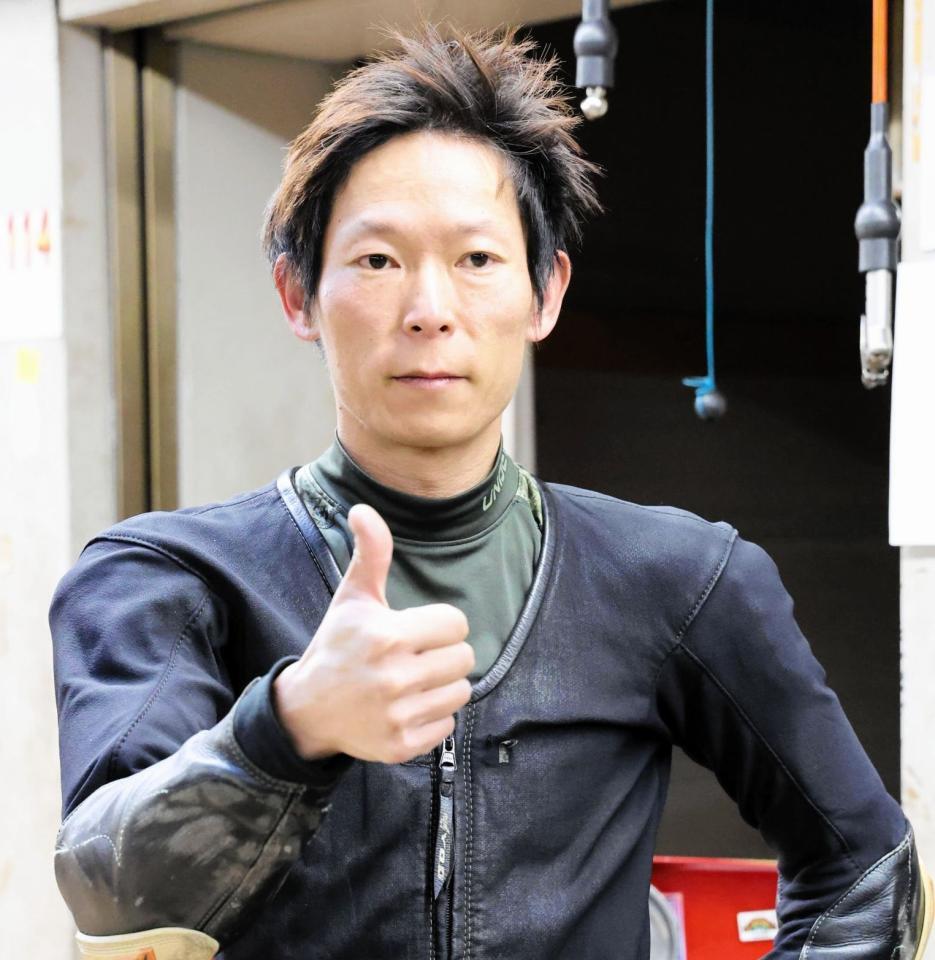 　３日目１１Ｒで８枠から２着に入り大穴の立役者となった佐藤貴也