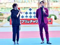 　トークショーを行う槙野智章氏（右）