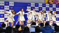 　ボートレース三国で今年初ライブ中のほくりくアイドル部