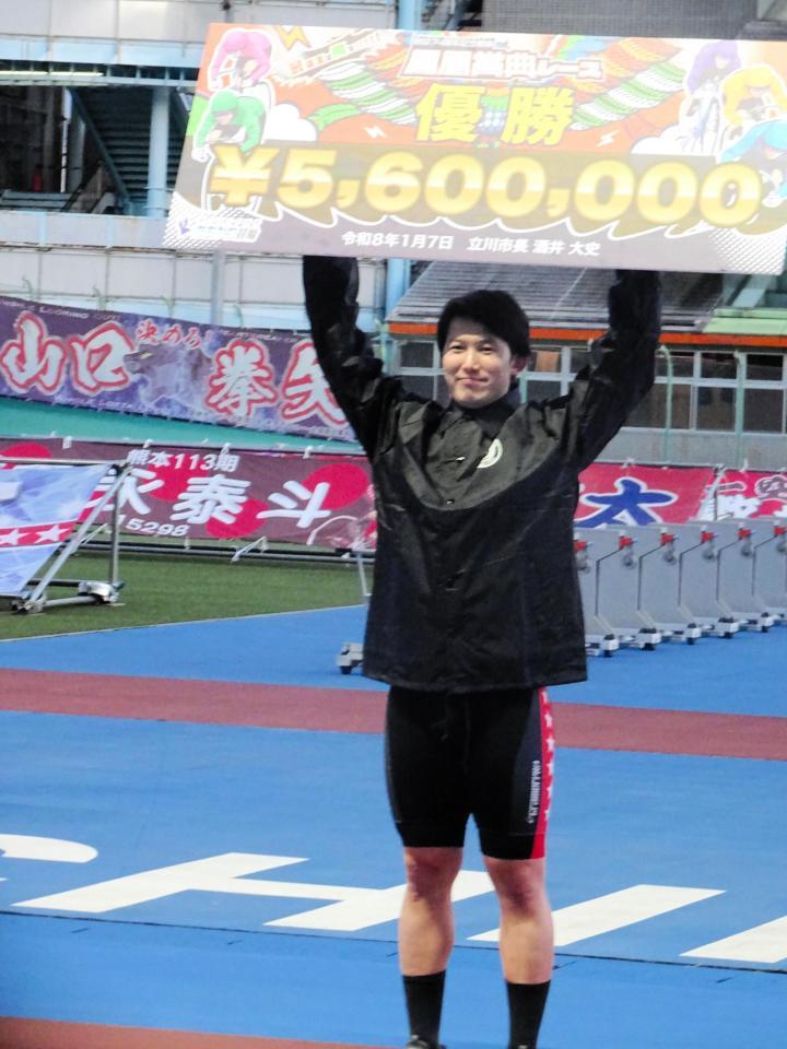 　２回目のＧ３制覇を果たした脇本勇希