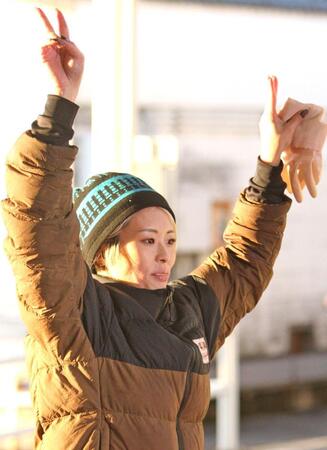 伸び寄りの舟足に好感触の村上奈穂