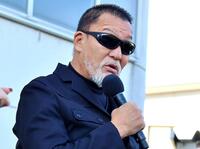 和歌山競輪でトークショー中の蝶野正洋