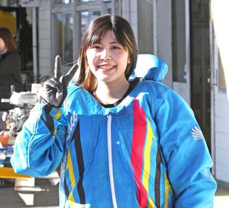 　２２９走目で嬉しい初勝利を決めた恵良琴美