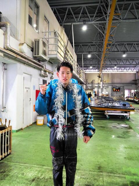 児島２日目１０Ｒでデビュー初勝利を挙げた小柳勝希望