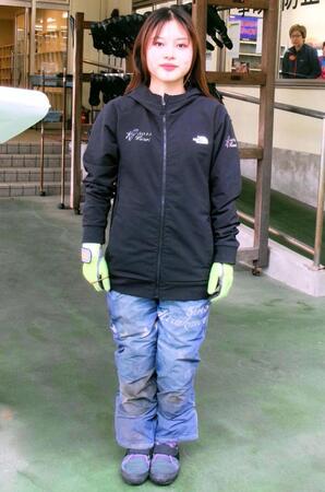 前節の優勝エンジンを獲得した平川香織