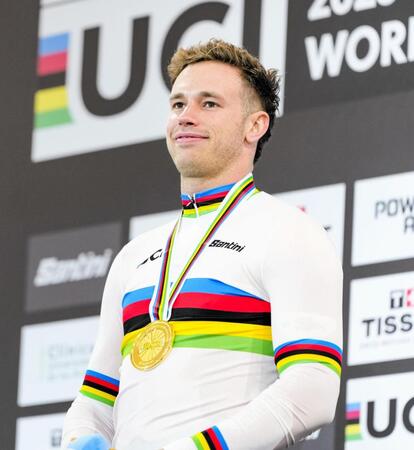 パリ五輪で３冠に輝いたハリー・ラブレイセン（公益財団法人ＪＫＡ提供）