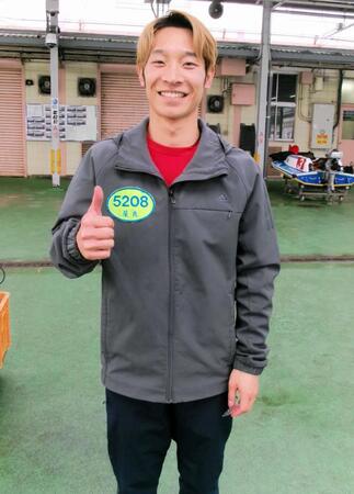 ６号艇で白星発進を決めた屋良龍紀