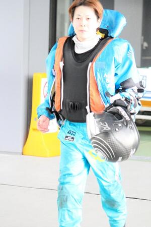 ４日目連勝で準優の１号艇を獲得した秋元哲