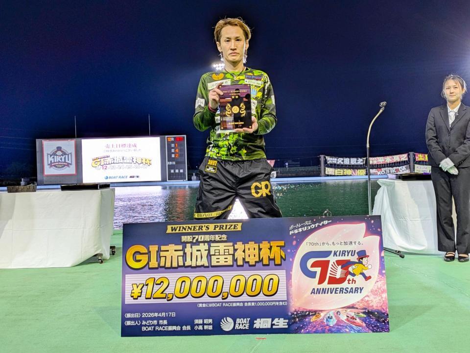 Ｇ１Ｖ14を決めた白井英治