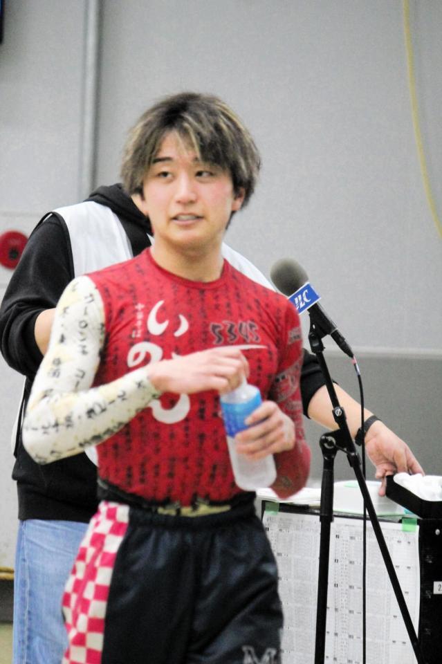 初日を３、１着発進とした牧村俊輝