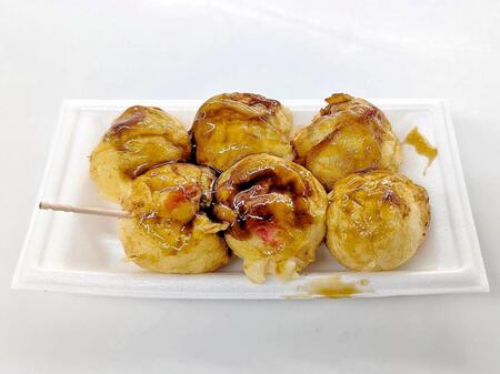 ６個１００円から同１５０円に価格が改定された多幸焼