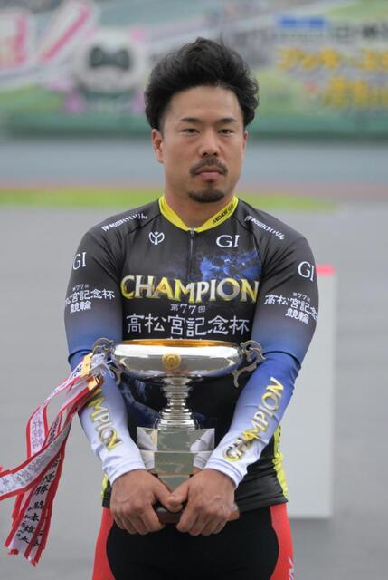 優勝した古性優作＝岸和田競輪（撮影・金居みつよし）