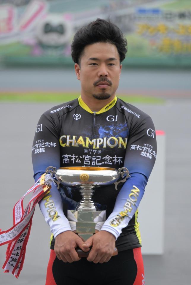 優勝した古性優作＝岸和田競輪（撮影・金居みつよし）