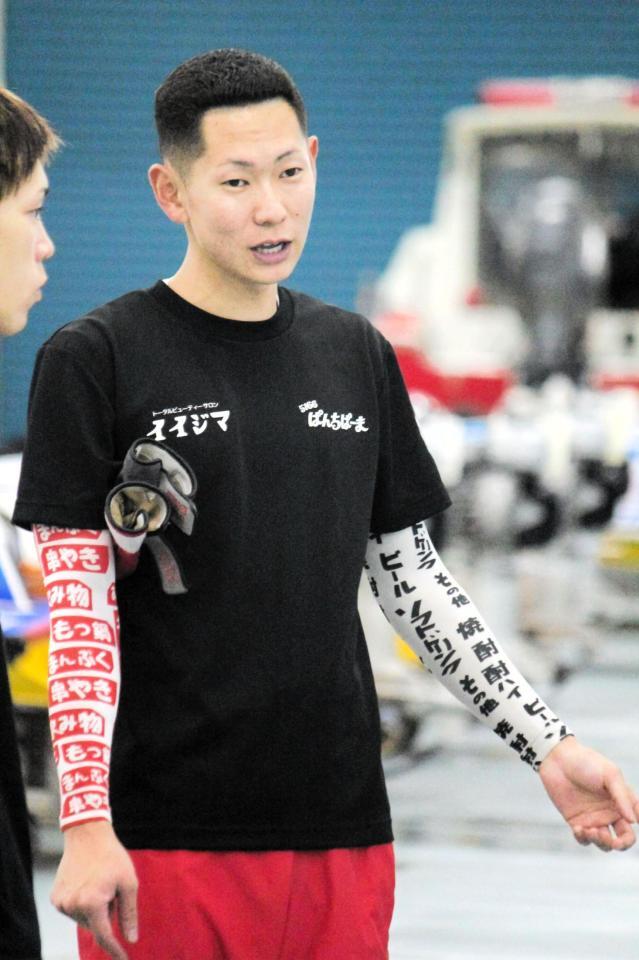 優勝戦は５号艇となった仲道大輔