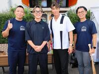 トークショー出演者（左から）三宅伸氏、今成亮太氏、糸井嘉男氏、三橋政弘氏