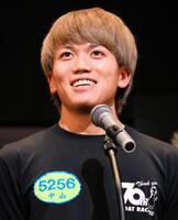選手代表あいさつの大役を務めた中山翔太