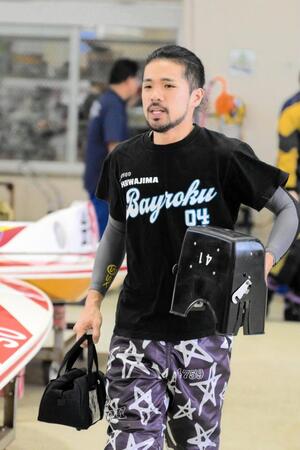 予選最終日を①②着で準優１号艇を獲得した今泉友吾