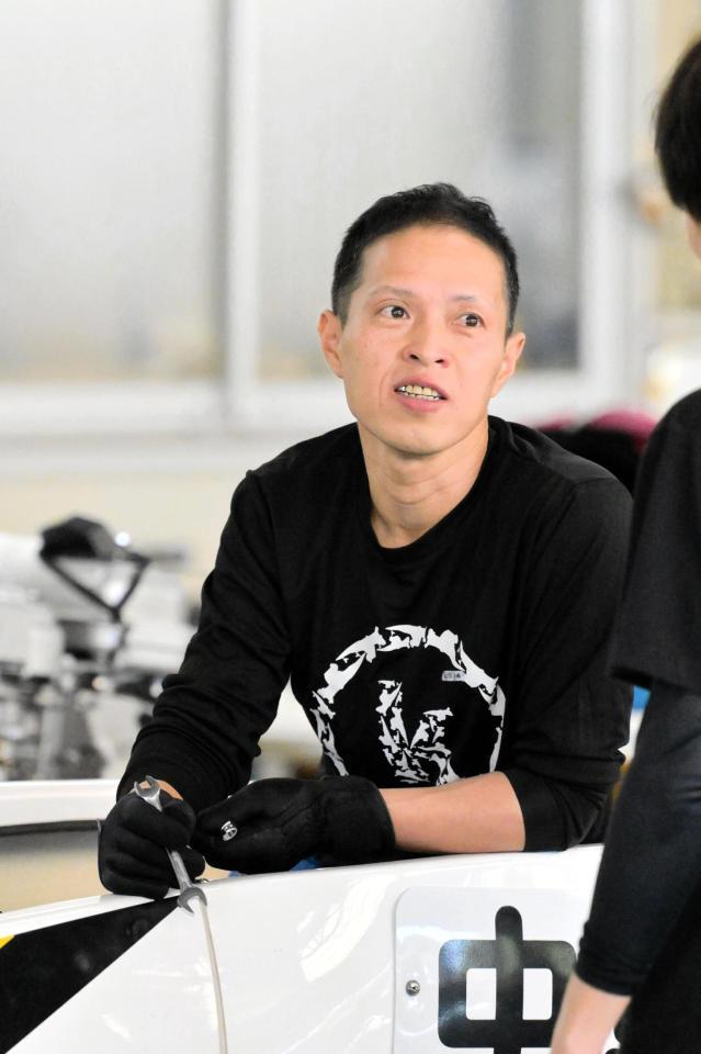 ２号艇で地元優出を狙う中島孝平