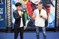 トークショーを行った池田浩二（左）と西山貴浩