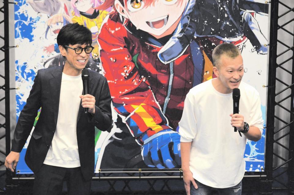 トークショーを行った池田浩二（左）と西山貴浩