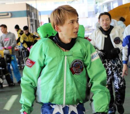 　会心の一撃で準優１号艇をゲットした山崎郡