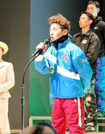 熱く決意を語った徳増秀樹