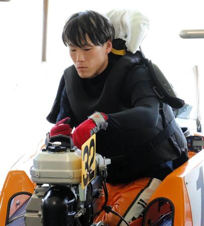 ３２号機のパワーにＯＫサインの松井洪弥