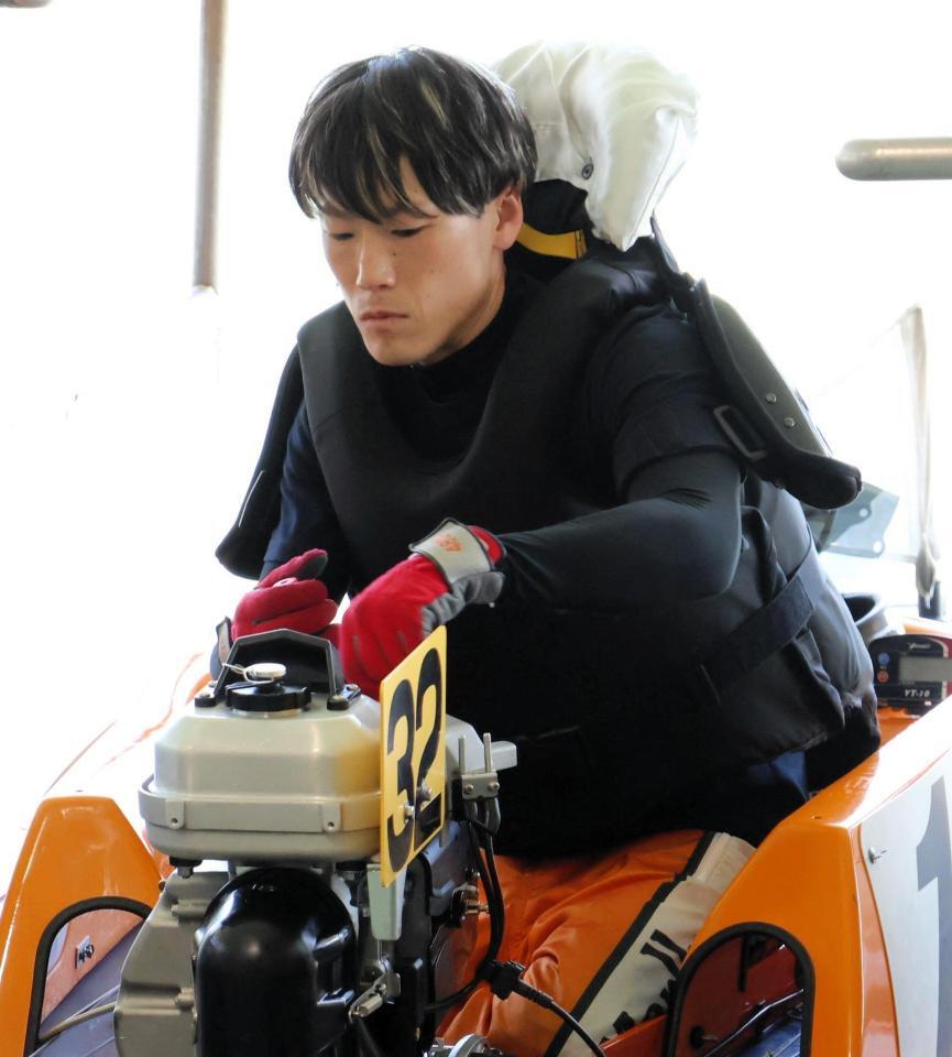 ３２号機のパワーにＯＫサインの松井洪弥