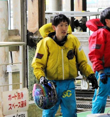 準優１着で優出を決めた佐々木完太