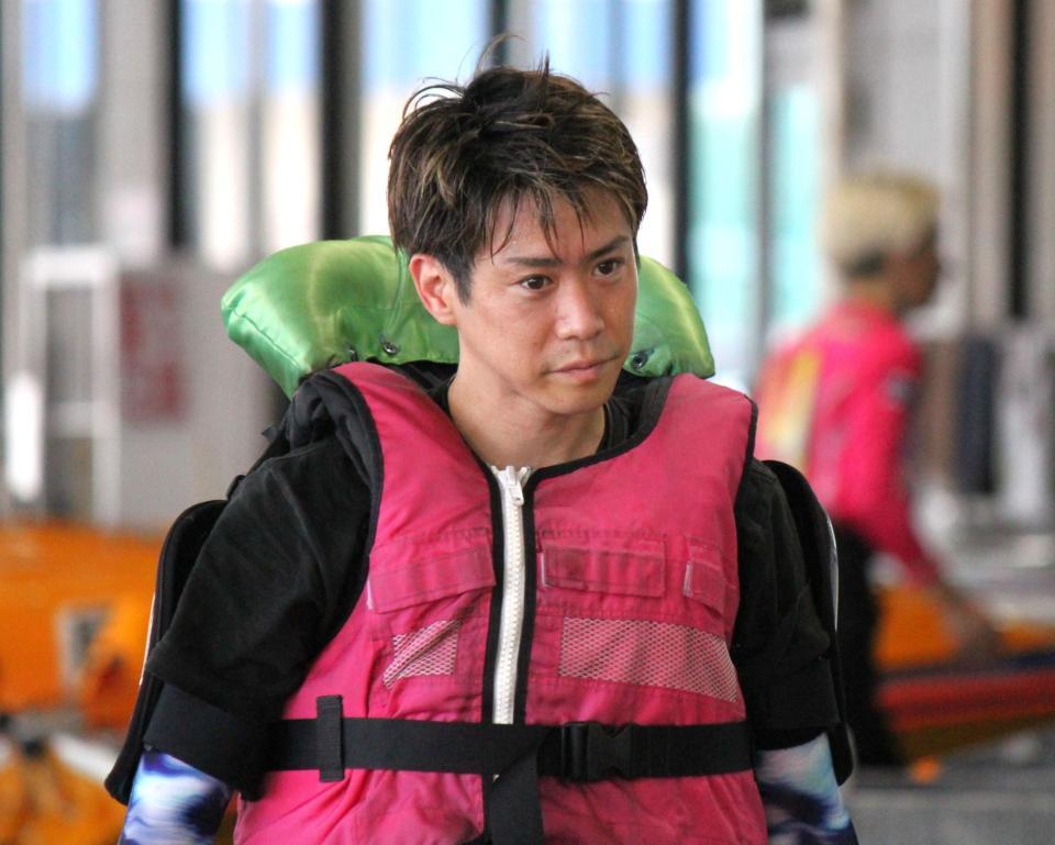 初日１０Ｒで大外まくりを決めた山川雄大
