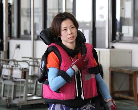 久々にとこなめ水面に参戦する出口舞有子