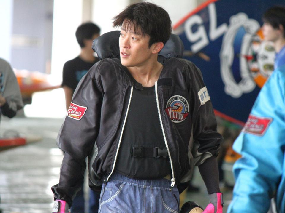 ２日目８Ｒでイン取りに成功した和田拓也