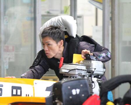 初日ドリーム戦の１号艇を務める塩田北斗