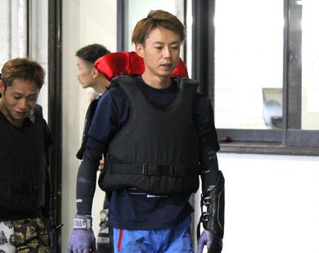 準優１２Ｒの４号艇に収まった浜崎準也