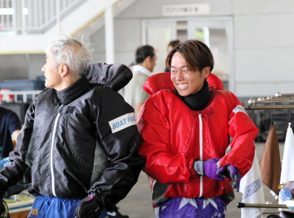 王者・松井繁とワンツーに笑顔の丸野一樹
