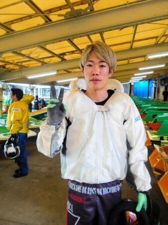 優勝戦１号艇を手にし、今年２回目、通算３回目の優勝を狙う井本昌也