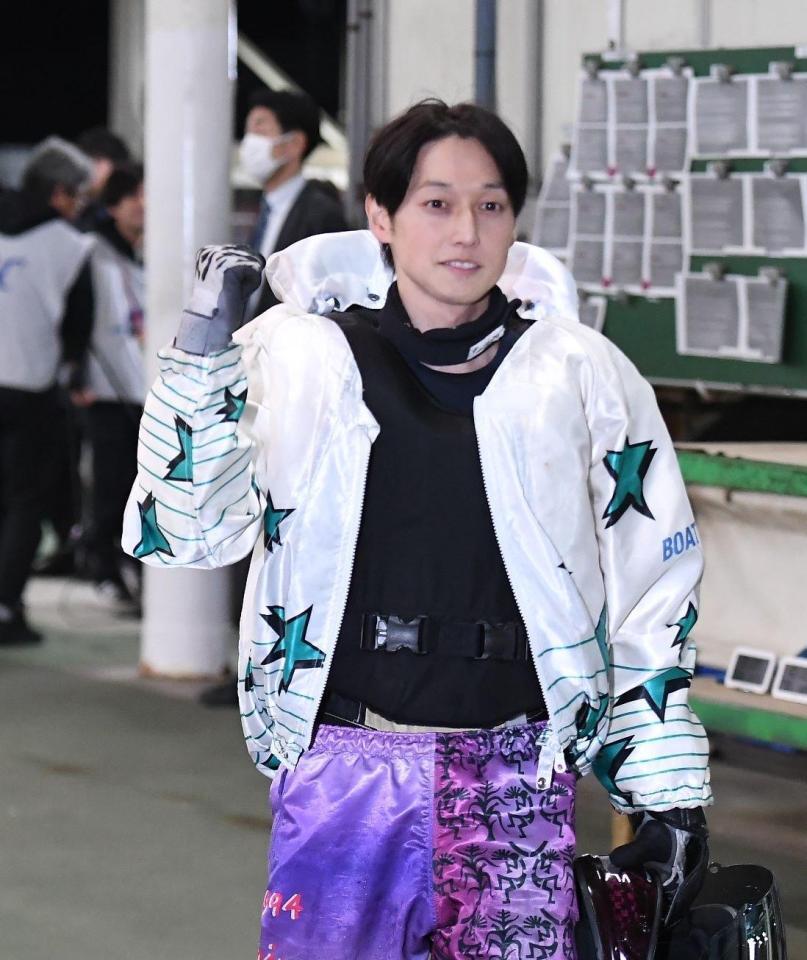 ＳＧ初優出を決め喜ぶ河合佑樹