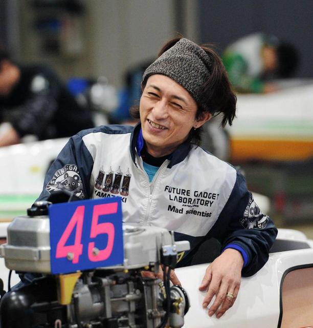 【ボート】山崎45号機得た！地元連覇だ