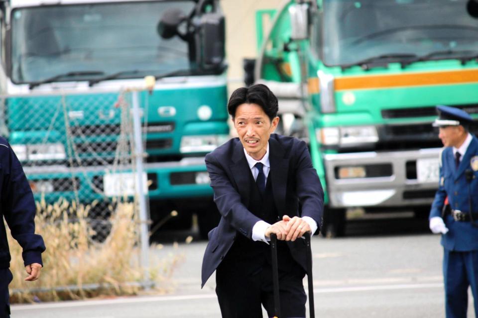 ヘトヘトになりながら到着の森高一真