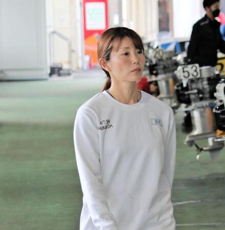 １着発進を決めた向井田真紀