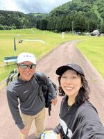 　師匠の古場輝義さんと一緒にパラグライダー行ってきました