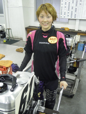 　幼稚園の教諭からボートレーサーに転身した坂田麻衣