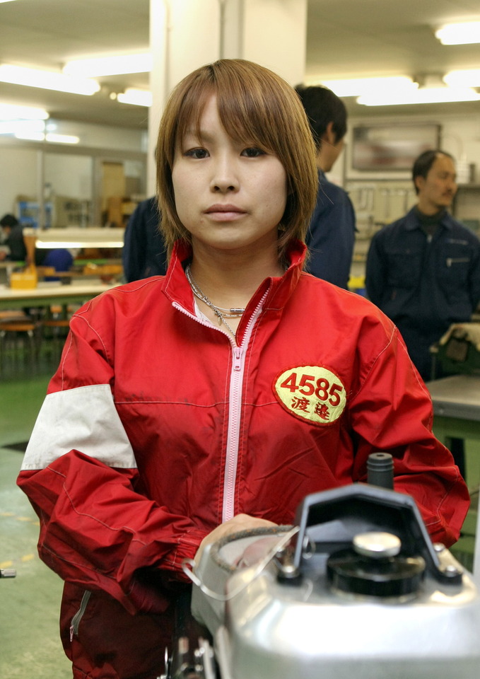 　宮島の地元スター候補生の渡辺千晴